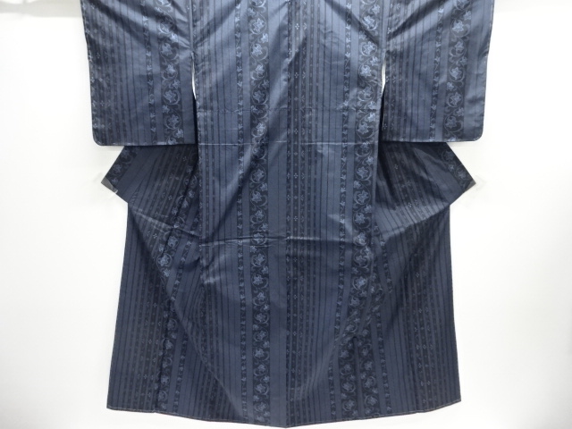 Japanese Kimono / Tsumugi Omeshi Silk
